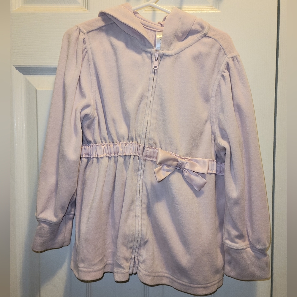 Girls' Velour Hoodie Jacket